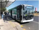  ?? ?? SISTEMA de transporte público en la ciudad de San Luis Potosí, ayer.