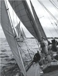  ??  ?? Contempora­ry yacht racing, 1930s style