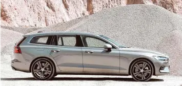  ?? Foto: Volvo ?? Schon schön: der neue Volvo V60, „kleiner“Bruder des V90.