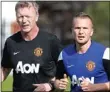  ??  ?? UNITED WE STAND: Tom Cleverley with David Moyes