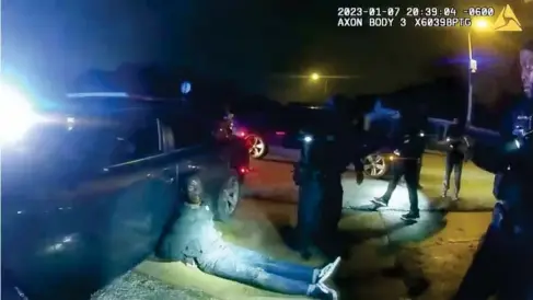  ?? (AP) ?? Video of the fatal beating of the 29- year-old by police officers was released by the city of Memphis on Friday night