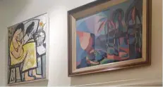  ?? (Danny Shorkend) ?? LIANA SAXONE-HORODI’S expressive paintings.