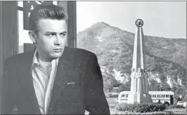  ?? Warner Bros. / Getty Images ?? JAMES DEAN at Griffith Park Observator­y. “I don’t like it here. I don’t like people here,” he wrote after arriving in Los Angeles. “I WANT TO DIE.”