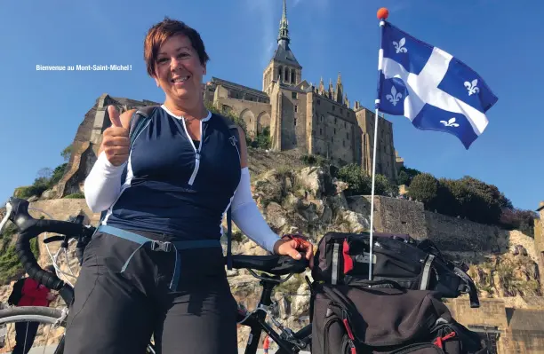  ??  ?? Bienvenue au Mont-Saint-Michel !