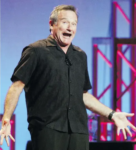  ?? DAVE ALLOCCA/STARPIX ?? Robin Williams’ happiness depended greatly on his career, and he took it personally when his films weren’t successful, his son Zak explains in the new biography Robin, by Dave Itzkoff, a New York Times culture reporter.