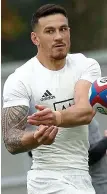  ??  ?? Raw power: Sonny Bill Williams in training