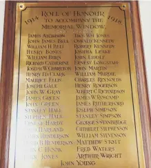  ??  ?? The South Hetton heroes including Frederick Waters.