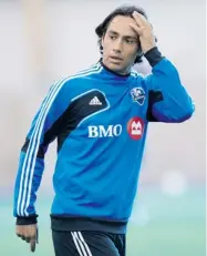  ?? PAUL CHIASSON/ THE CANADIAN PRESS ?? Alessandro Nesta has battled a nagging abductor injury since the third game of the MLS season but looks ready to return.