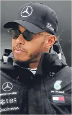  ??  ?? Lewis Hamilton is looking to make up ground on Sebastian Vettel in Shanghai. Picture: Getty.