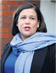  ??  ?? Micheal Martin and Mary Lou Mcdonald have disagreed over the way forward on a border poll