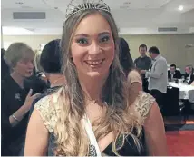  ??  ?? Queenstown woman Maggie Fea is the New Zealand Rose of Tralee.