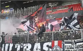  ??  ?? Les supporters bordelais, ici à Rennes, devraient être 300 à la Beaujoire.