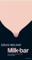  ?? ?? Milk-bar, de Szilvia Molnar, Éditions Actes Sud,
224 p., 22 €. Traduit par Héloïse Esquié.