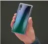  ?? AFP ?? Huawei had a market-first with the P20, the first smartphone with a triple-lens camera system. —