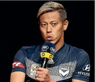  ??  ?? Keisuke Honda adds to an already impressive Melbourne Victory lineup.