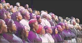  ?? ?? The event will be hosted at University of Pretoria on June 8, 2024. The choir will be performing 15 songs conducted by 15 conductors.