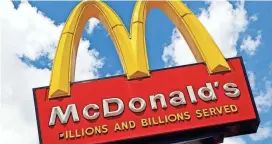 ?? GENE J. PUSKAR/AP FILE ?? Under the current NLRB rule, McDonald’s isn’t considered a joint employer of most of its workers, who work directly for franchisee­s.