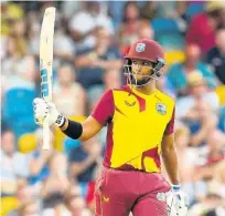  ?? COURTESY OF WINDIES CRICKET ?? Nicholas Pooran.