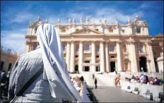  ?? ANDREW MEDICHINI/AP ?? The AP reports the Vatican has long known about priests and bishops preying on nuns but has done little to stop it.