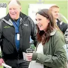  ?? MARK TAYLOR/STUFF ?? Prime Minister Jacinda Ardern at Fieldays.