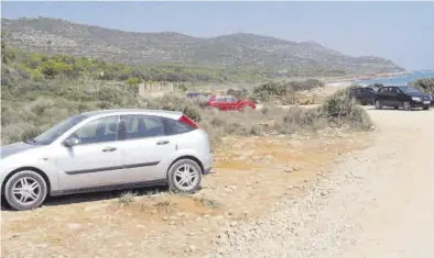  ?? BARTOMEU ROIG ?? El límite en el aparcamien­to para acceder a la Serra d’Irta y a la zona litoral del parque natural será de 80 vehículos.