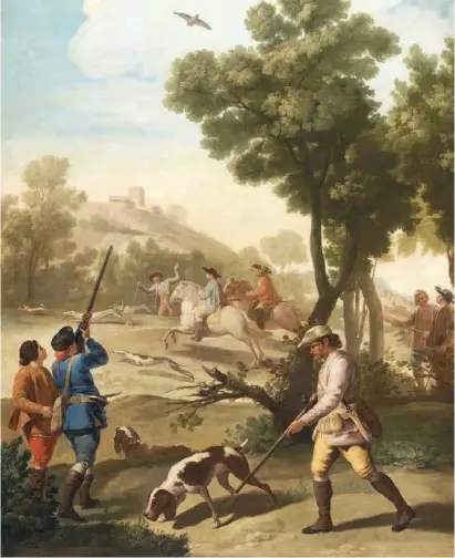  ?? Foto: Museo del Prado ?? Francisco de Goya: Aufbruch zur Jagd.