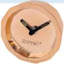  ??  ?? Zuiver Bink copper desk clock, £25. 01305 231231/cuckooland.com