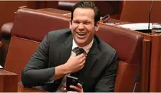  ?? PHOTO: AAP ?? SAFE: The High Court has ruled LNP senator Matt Canavan can remain in parliament.