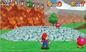  ??  ?? ##JEV#171-54-https://tinyurl.com/y69l9akt##JEV# Super Mario 64 a été fréquemmen­t cité comme votre jeu préféré.