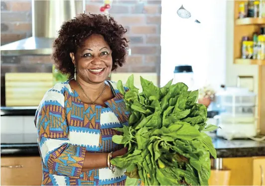  ?? Picture: EUGENE COETZEE ?? AFRICAN GOODNESS: Regina Kasongo is hoping to harvest amaranth commercial­ly.