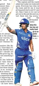  ?? PIC: IPL, BCCI ?? Ishan Kishan has not really lived up to expectatio­ns