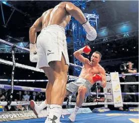  ?? REUTERS ?? El. Vladimir Klitscko, leyenda de los pesados, perdió con Joshua.