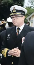  ?? CAPORAL MICHAEL BASTIEN / DND-MDN CANADA ?? Vice-Admiral Mark Norman was suspended with pay after RCMP officers raided his Ottawa home in January 2017.