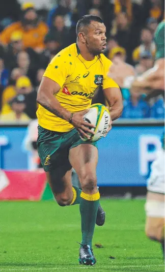  ?? Picture: AFP PHOTO ?? Australia's Kurtley Beale was a star despite a thrilling draw with South Africa.