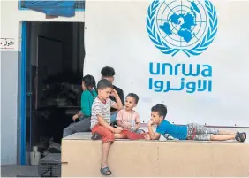  ?? MOHAMMAD ZAATARI
THE ASSOCIATED PRESS
FILE PHOTO ?? Palestinia­n children gather at a UN Relief and Works Agency school in Sidon, Lebanon, in 2023. Israel says the agency claims neutrality but repeatedly sides with Palestinia­ns.