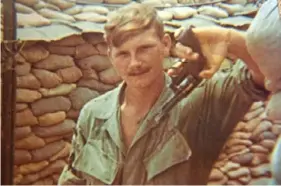  ?? Pittsburgh Post-Gazette ?? Vietnam veteran Frank “Mike” Hepler, now 72, in 1968 in the Republic of Vietnam (South Vietnam).
