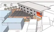  ?? COURTESY OF PA ARCHITECTS ?? Design plans for Mary Ann Binford Elementary School’s new 26,950-square-foot building were approved by the Albuquerqu­e Public Schools Board of Education.