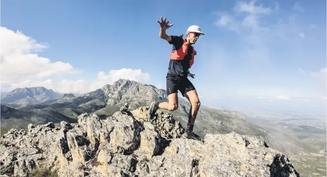  ?? Pictures: Red Bull ?? NEVER STOP. South African elite trail runner Ryan Sandes has made a name for himself exploring the most extreme routes and conditions around the world.