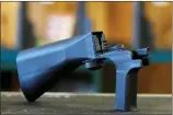  ??  ?? A bump stock like those used by Paddock