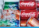  ?? — AFP ?? NEW YORK: Soda giant Coca-Cola also recently enacted price hikes in North America, in part because of tariffs on steel and aluminum that raised costs of cans and some production processes.