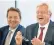  ??  ?? David Davis (right), the Brexit Secretary, and James Chapman, his former chief of staff, who has made astonishin­g claims