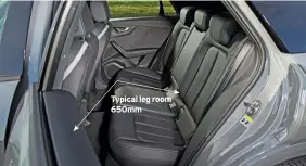  ??  ?? Rear cushions are fairly flat and short, and taller passengers will have to wrap their legs around the seatback in front if they’re sat behind someone of similar height.