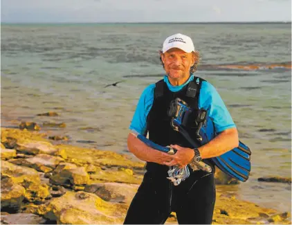  ??  ?? ProfessorP­eter Harrison, director of the Marine Ecology Research Centre at Southern Cross University.