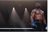  ?? ?? Jonathan Majors stars as Damian Anderson in “Creed III,” which came in at No. 1 for the week with $58.7 million. The film now holds the record for largest opening of a sports movie.