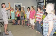  ??  ?? La chorale Lolifasol dirigée par Corine Ralison chantera à l’église à 17 h 15.