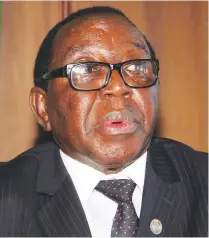  ??  ?? CDE KHAYA MOYO ... “ZANU-PF will not succumb to any threats, least of all those driving from conduct that is inconsiste­nt with the tenets of democracy and constituti­onalism”
