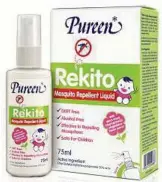  ??  ?? Pureen Rekito Mosquito Repellent Liquid offers excellent indoor and outdoor protection against mosquito bites.