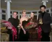  ?? PHOTO PROVIDED ?? Left to Right: Iaian Webb, Michele Riggi, Carmen de Lavallade, Leo Holder attend the National Museum of Dance 2019 Hall of Fame induction ceremony.