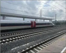  ?? PHOTO BY JOE MATHEWS ?? Whoosh, Indonesia's new high-speed rail line that opened last fall, is the first bullet train in Southeast Asia.