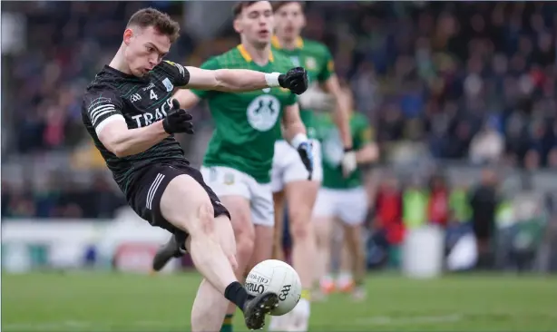  ?? ?? Oisin Smyth in action against Meath in the NFL Division Two.